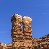 Buy canvas prints of  Twin Rocks by colin chalkley