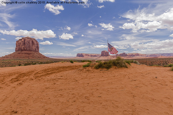  Monument Valley - Arizona USA Picture Board by colin chalkley
