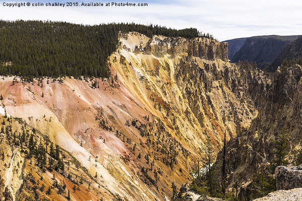 Yellowstone National Park - Landscape and Colour Picture Board by colin chalkley
