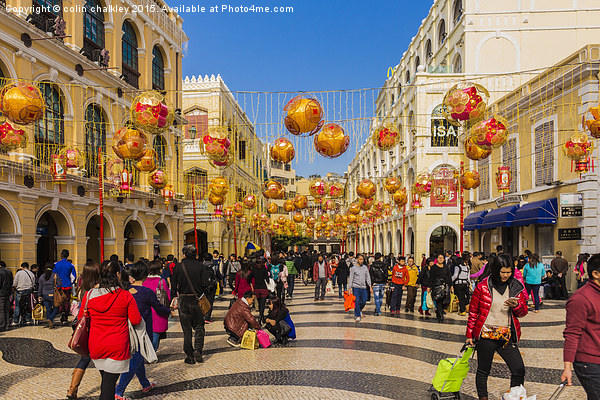  Chinese New Year in Macao Picture Board by colin chalkley