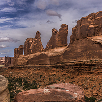 Buy canvas prints of Arches National Park by colin chalkley