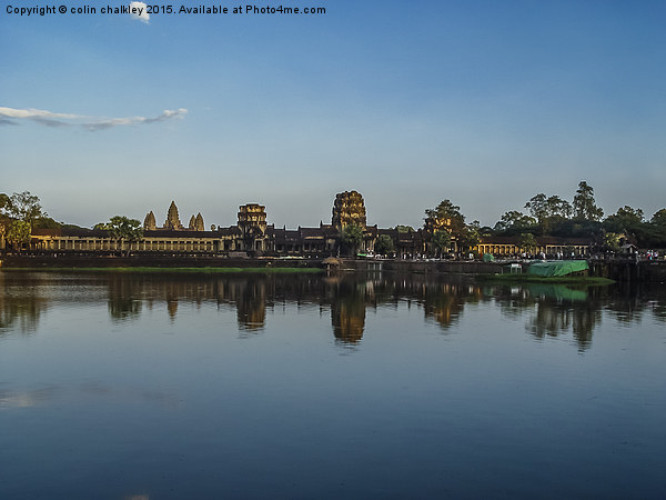  The Iconic 5 Spires of Angkor Wat - Cambodia Picture Board by colin chalkley