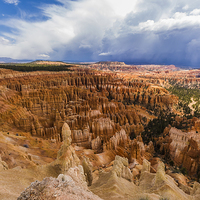 Buy canvas prints of Bryce Canyon Hoodoos - USA by colin chalkley