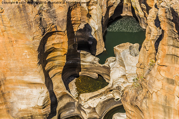  Bourkes Luck Potholes Picture Board by colin chalkley