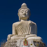 Buy canvas prints of  Big Buddha - Phuket, Thailand by colin chalkley