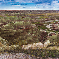 Buy canvas prints of   South Dakota Badlands by colin chalkley