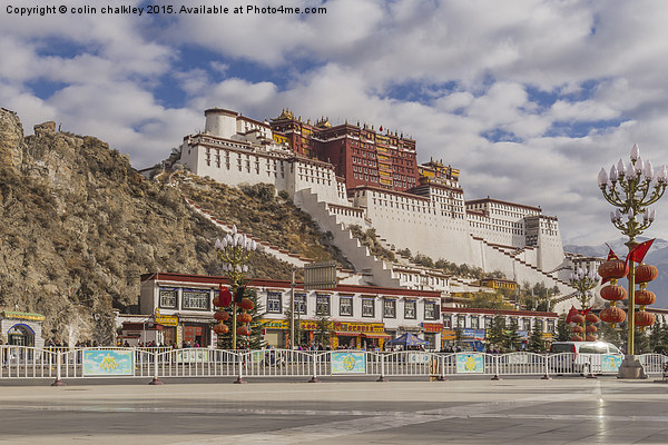  Potala Palace in Lhasa Picture Board by colin chalkley