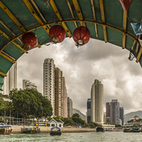 Buy canvas prints of  Old and New - Hong Kong by colin chalkley