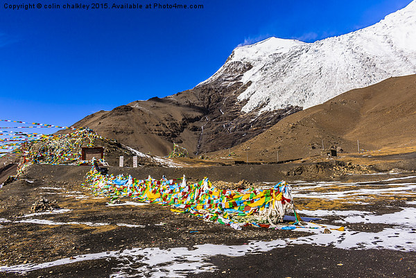  Kharola Glacier - Tibet Picture Board by colin chalkley