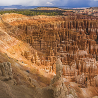 Buy canvas prints of  Bryce Canyon Hoodoos - USA by colin chalkley