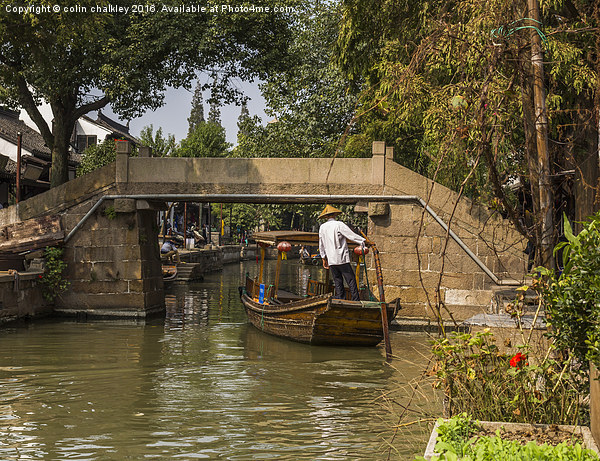 Zhujiajiao Water Town - outskirts of Shanghai Picture Board by colin chalkley