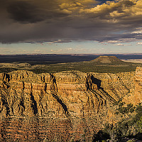 Buy canvas prints of Grand Canyon at Early Sunset by colin chalkley