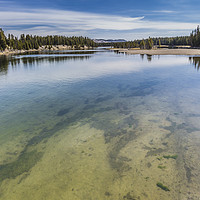 Buy canvas prints of  Yellowstone River by colin chalkley