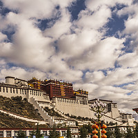 Buy canvas prints of Big Sky in Tibet by colin chalkley
