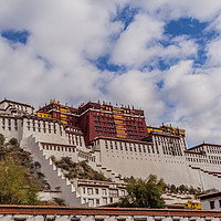 Buy canvas prints of The Potala Palace in Tibet by colin chalkley