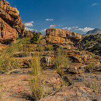 Buy canvas prints of Pinnacle Rock Area Landscape - South Africa by colin chalkley