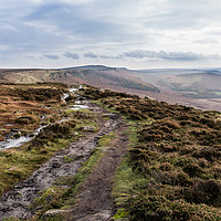 Buy canvas prints of Peak District - Stanage Edge by colin chalkley