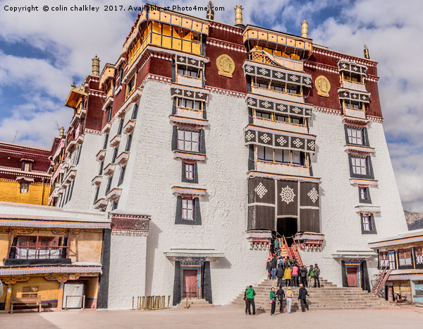The White Palace - Lhasa, Tibet Picture Board by colin chalkley