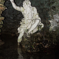 Buy canvas prints of Neptune at Stourhead by colin chalkley