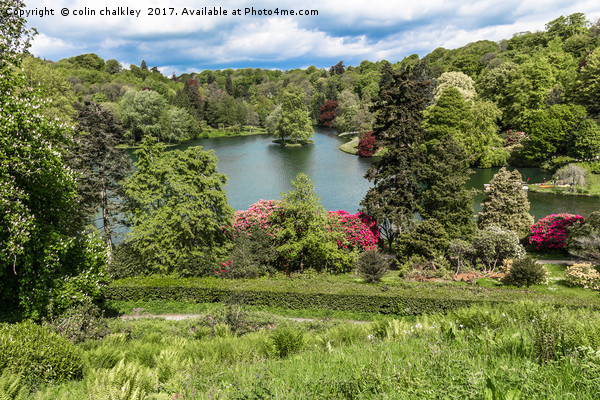 Stourhead Garden in Wiltshire Picture Board by colin chalkley