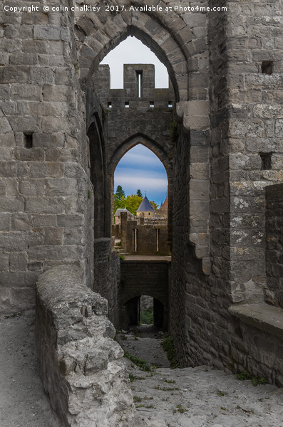 Enchanting Carcassonne Portals Picture Board by colin chalkley