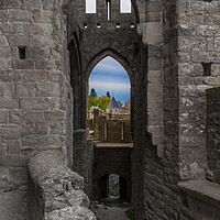 Buy canvas prints of Enchanting Carcassonne Portals by colin chalkley
