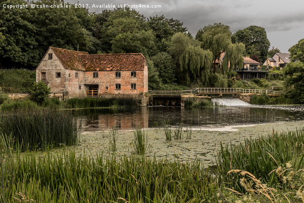Sturminster Mill on the River Stour Picture Board by colin chalkley