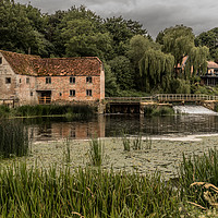 Buy canvas prints of Sturminster Mill on the River Stour by colin chalkley