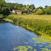 Buy canvas prints of Sturminster Mill on the River Stour by colin chalkley