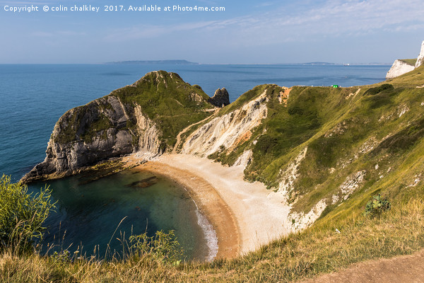 Majestic Jurassic Coastline Picture Board by colin chalkley