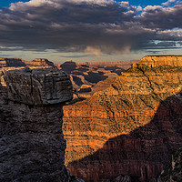 Buy canvas prints of Grand Canyon -  Sunset by colin chalkley