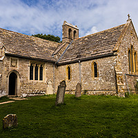 Buy canvas prints of Twyneham Village Church, Dorset by colin chalkley