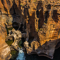 Buy canvas prints of Bourkes Luck Potholes - South Africa  by colin chalkley