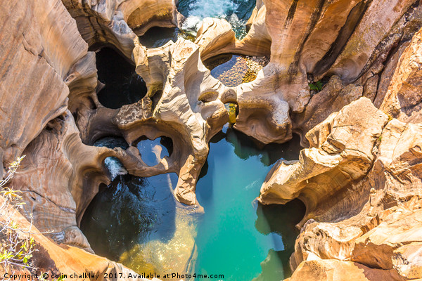 Bourkes Luck Potholes - South Africa Picture Board by colin chalkley