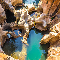 Buy canvas prints of Bourkes Luck Potholes - South Africa by colin chalkley