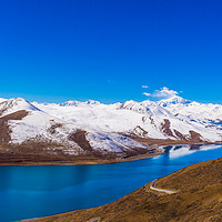 Buy canvas prints of A Sacred Lake in Tibet by colin chalkley