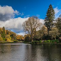 Buy canvas prints of Stourhead  by colin chalkley
