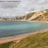 Buy canvas prints of Worbarrow Bay in Dorset by colin chalkley