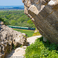 Buy canvas prints of Swanage to Norden Steam Train by colin chalkley