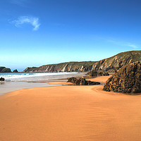Buy canvas prints of Marloes Sands & Gateholm by Barrie Foster