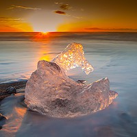 Buy canvas prints of Ice Statues, on the beach. by Tony Dimech