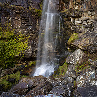 Buy canvas prints of Penpych waterfall at Treherbert by Leighton Collins