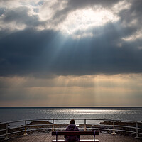 Buy canvas prints of Sunlight on a bench by Leighton Collins