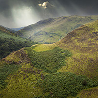 Buy canvas prints of The Cambrian Mountains in Wales by Leighton Collins