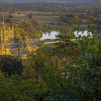 Buy canvas prints of Margam Park and castle by Leighton Collins