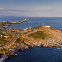 Buy canvas prints of Mumbles lighthouse, Bracelet Bay and Limeslade Bay by Leighton Collins