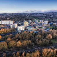 Buy canvas prints of Swansea University campus by Leighton Collins