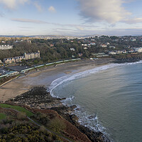 Buy canvas prints of Langland Bay in Swansea by Leighton Collins