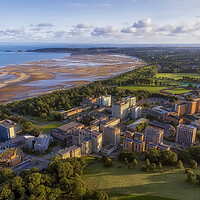 Buy canvas prints of Swansea Bay University by Leighton Collins