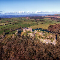 Buy canvas prints of Carreg Cennen Castle  by Leighton Collins